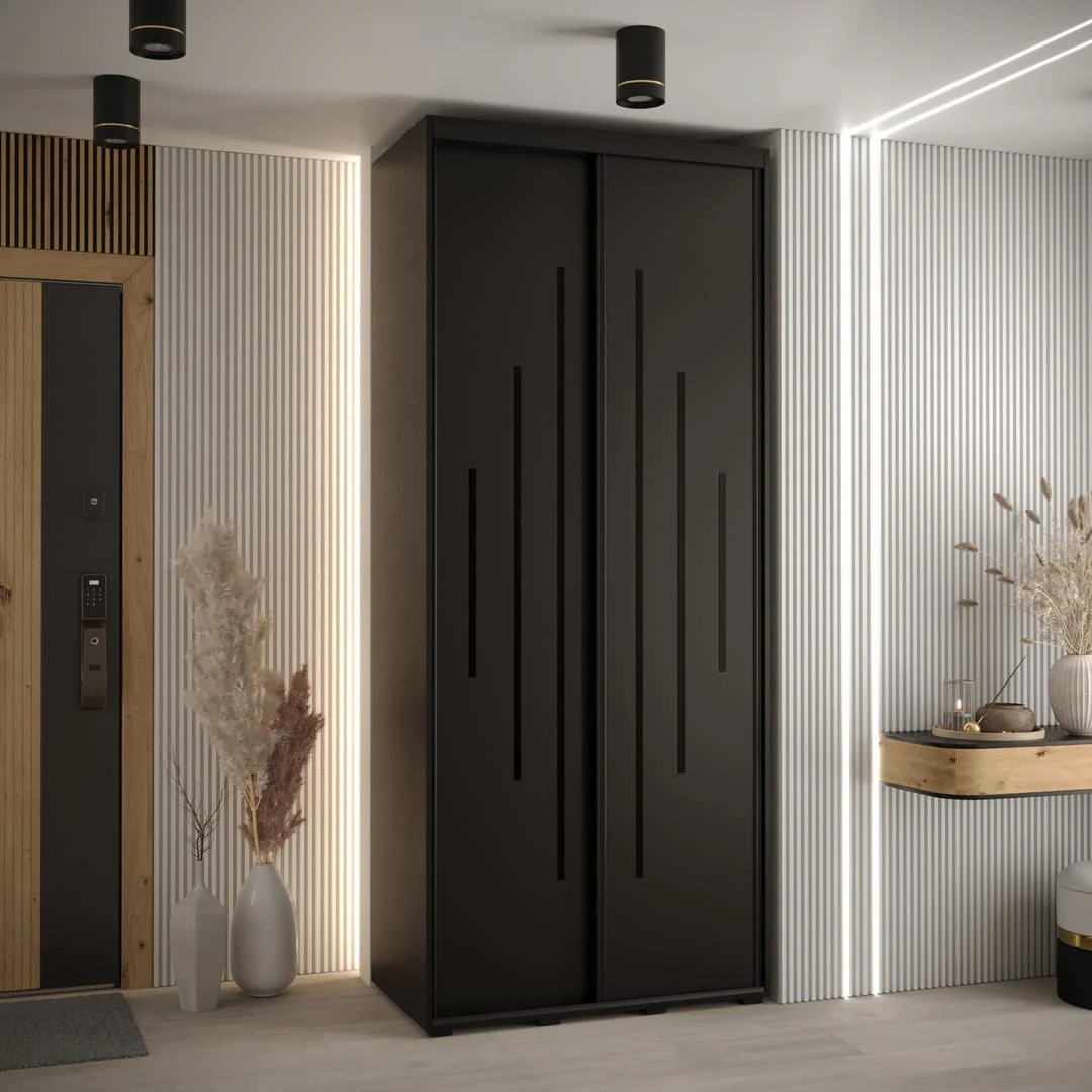 Cannes XII Sliding Door Wardrobe 120cm - Image 8