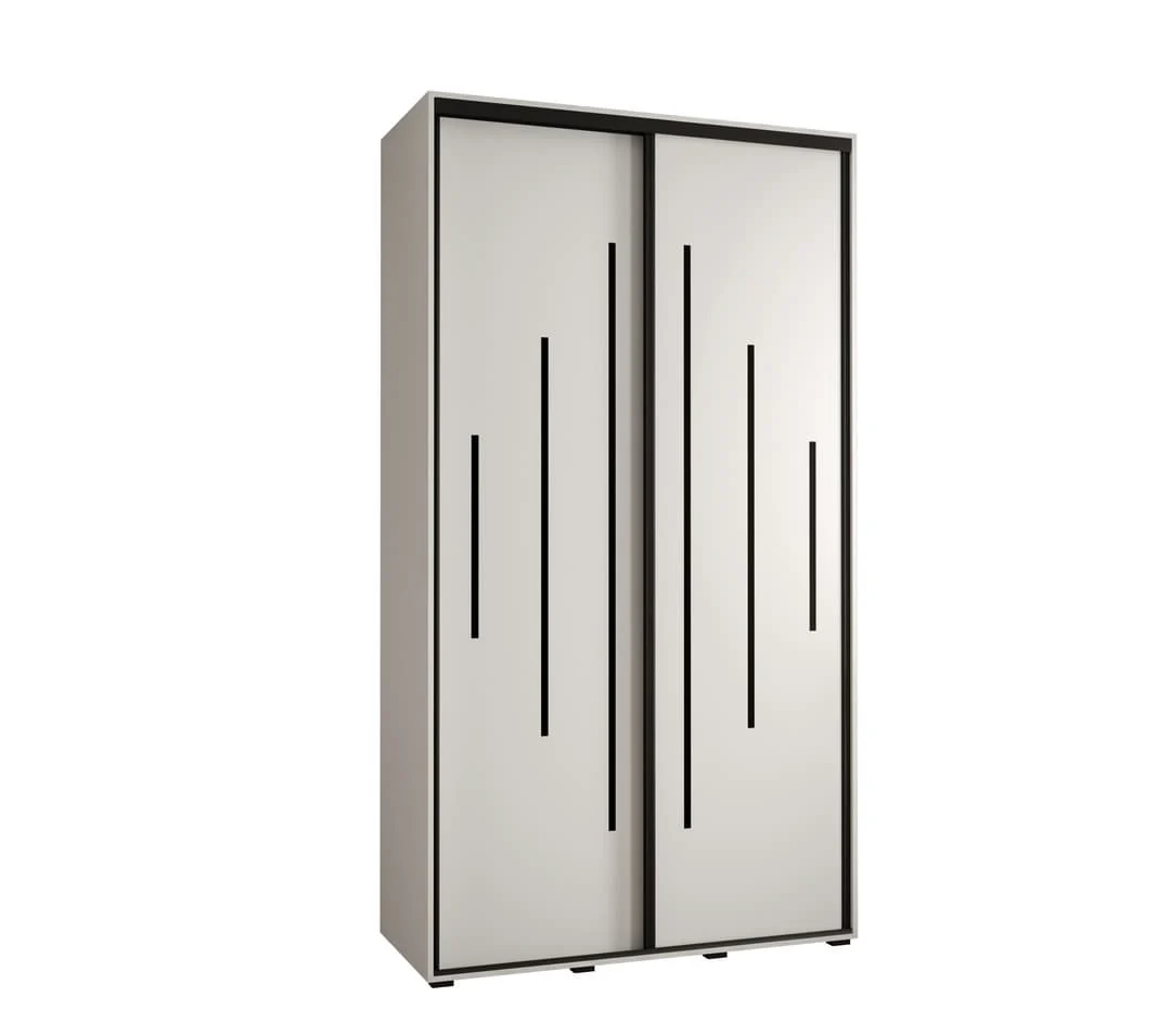 Cannes XII Sliding Door Wardrobe 140cm - Image 6