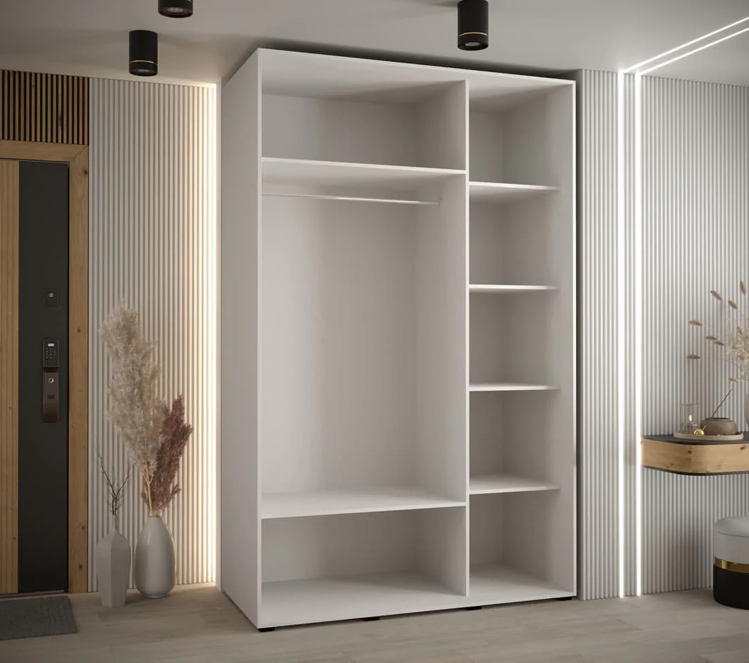 Cannes XII Sliding Door Wardrobe 150cm - Image 3