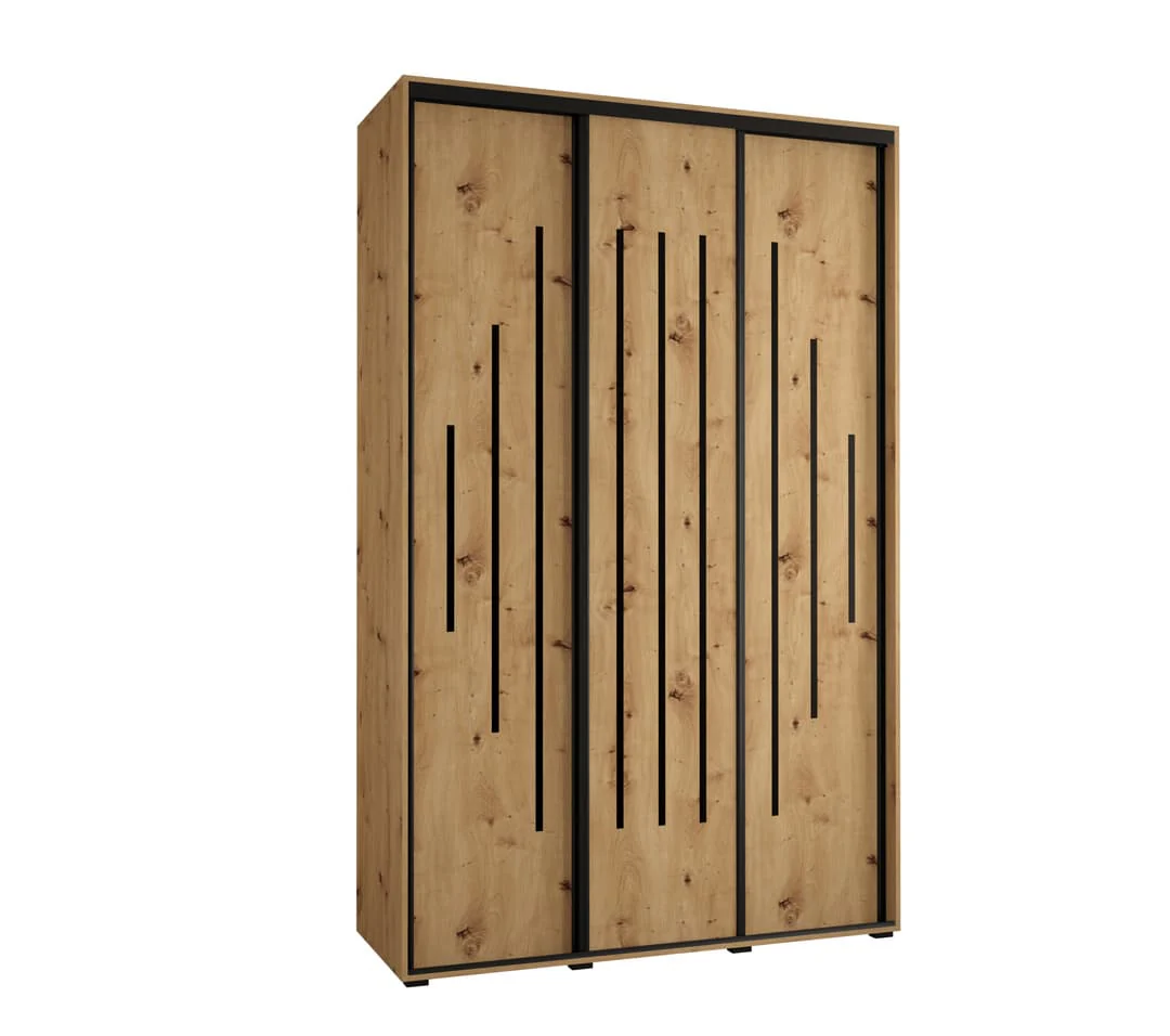 Cannes XII Sliding Door Wardrobe 160cm - Image 5