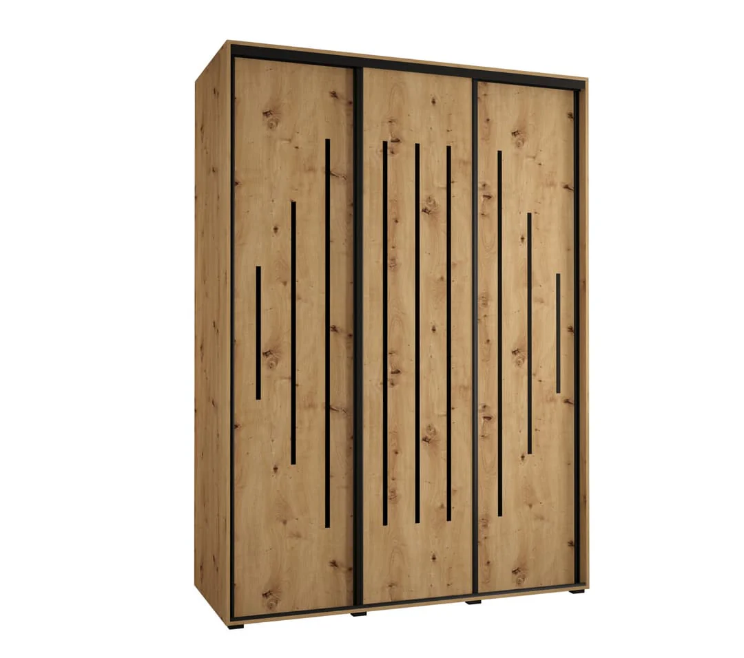 Cannes XII Sliding Door Wardrobe 170cm - Image 2