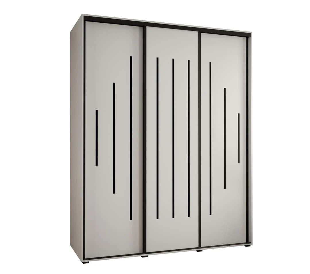 Cannes XII Sliding Door Wardrobe 200cm - Image 5
