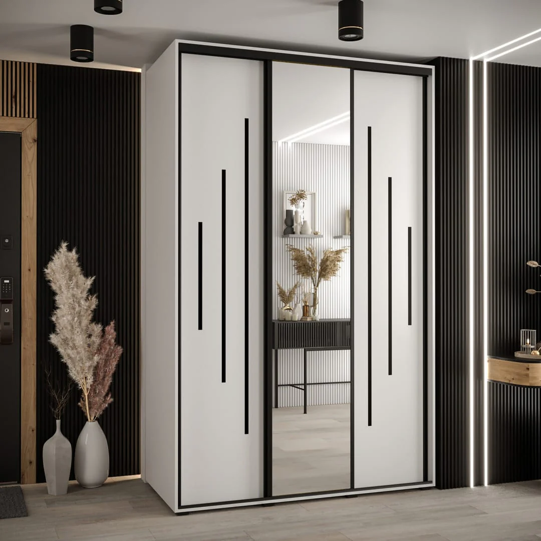 Cannes XIII Sliding Door Wardrobe 160cm - Image 8