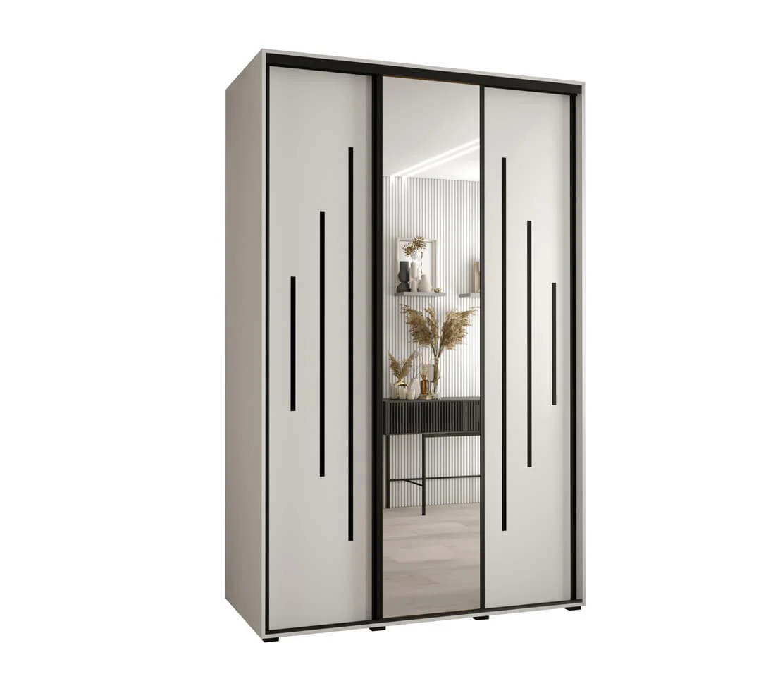 Cannes XIII Sliding Door Wardrobe 160cm - Image 9