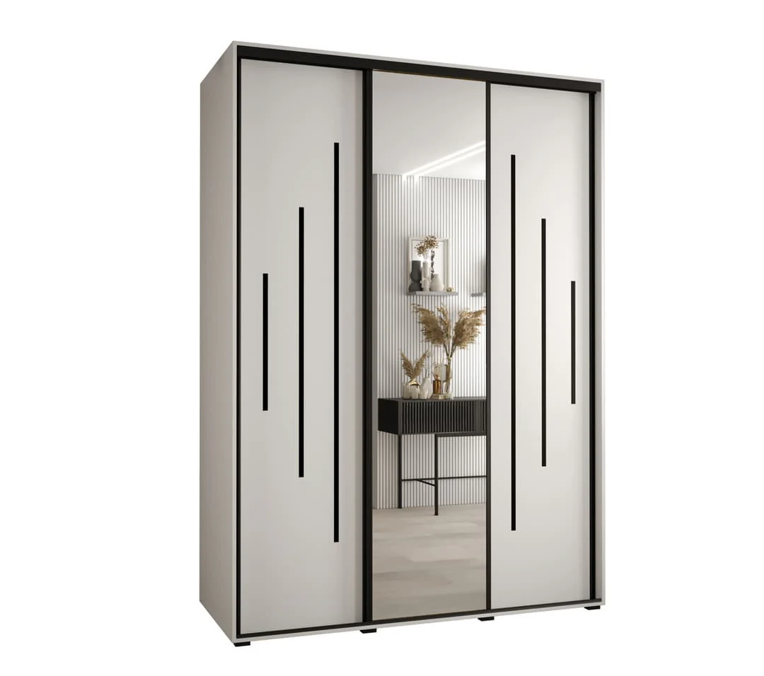 Cannes XIII Sliding Door Wardrobe 170cm - Image 6