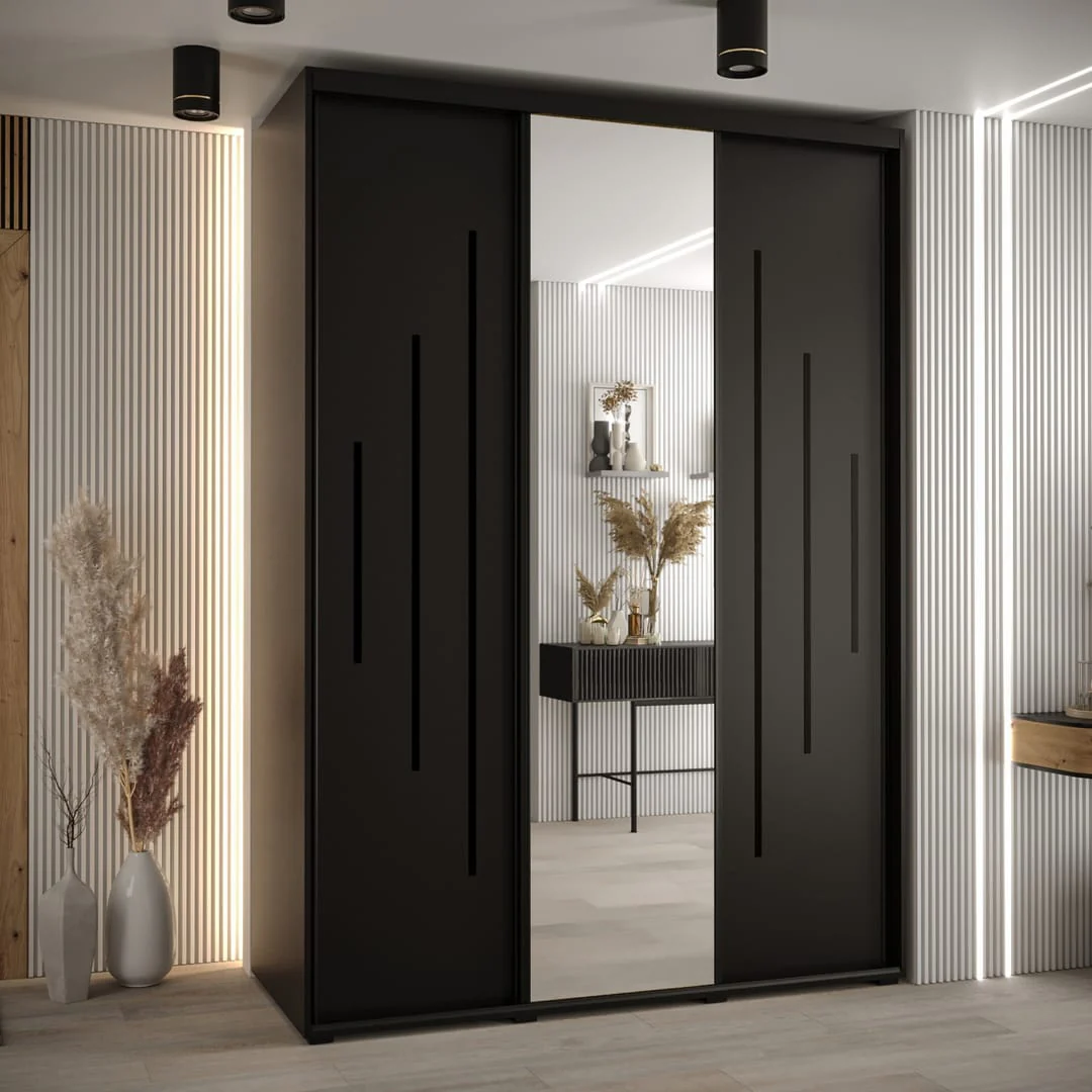 Cannes XIII Sliding Door Wardrobe 170cm - Image 8
