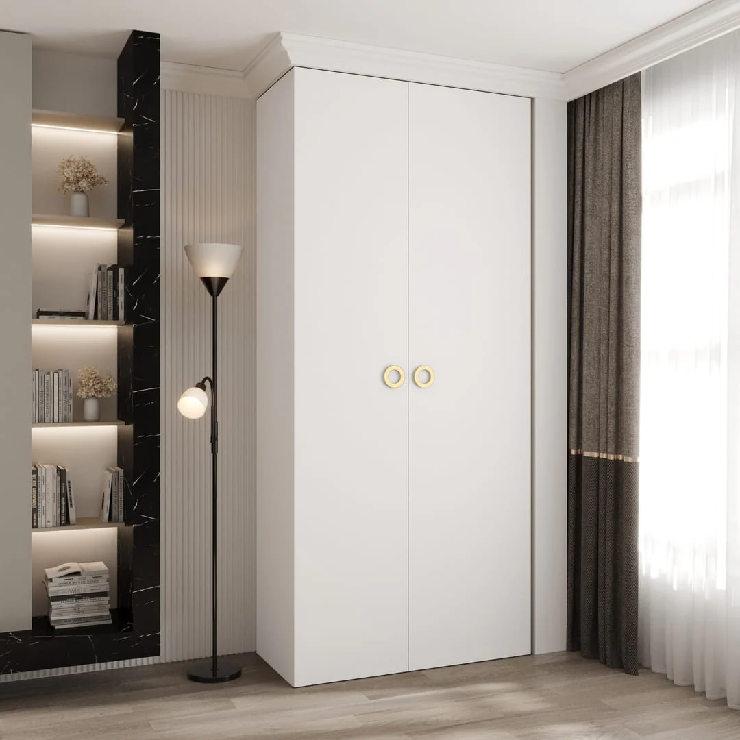 Como I Hinged Door Wardrobe 110cm - Image 5