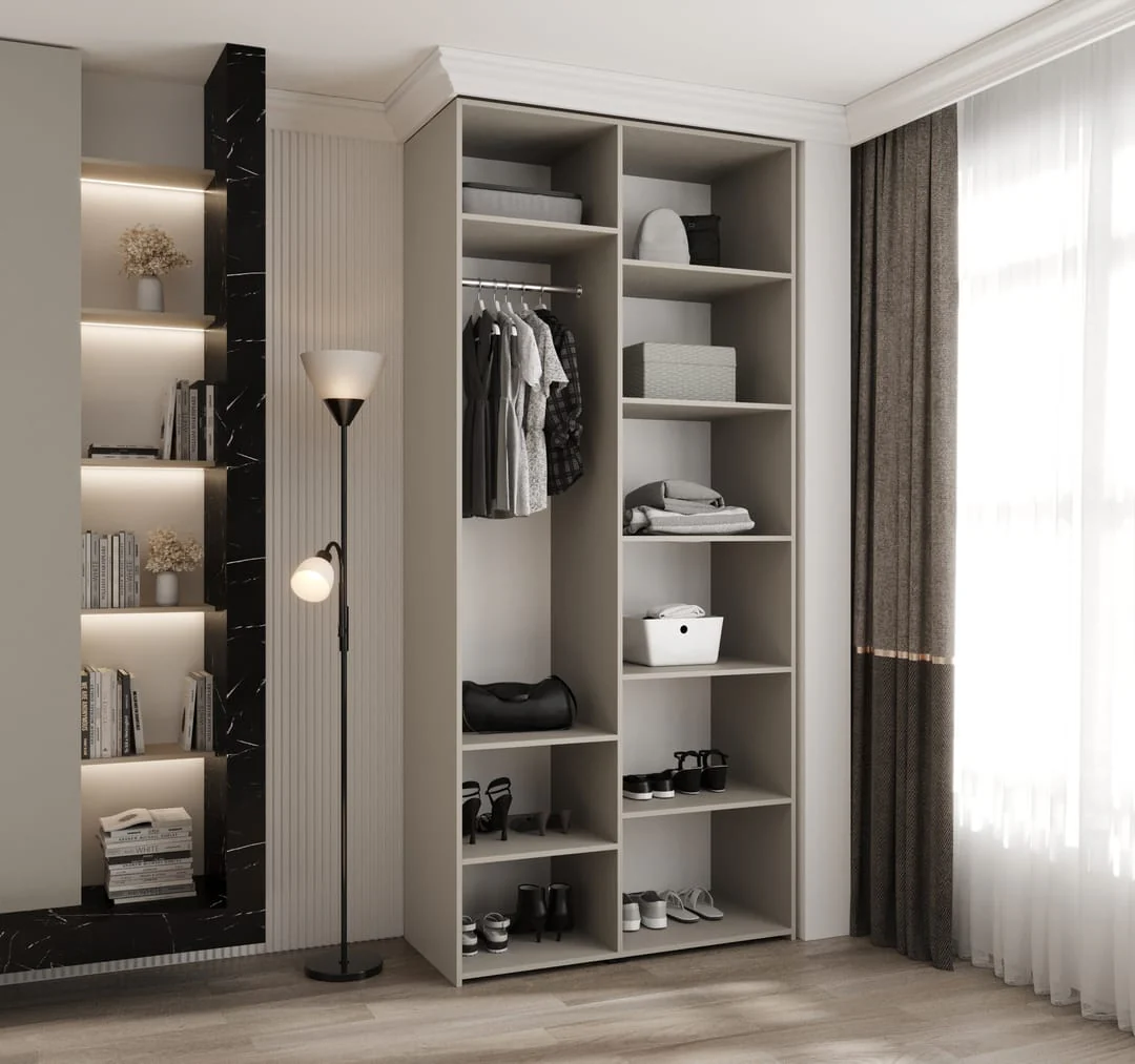 Como III Hinged Door Wardrobe 110cm - Image 3