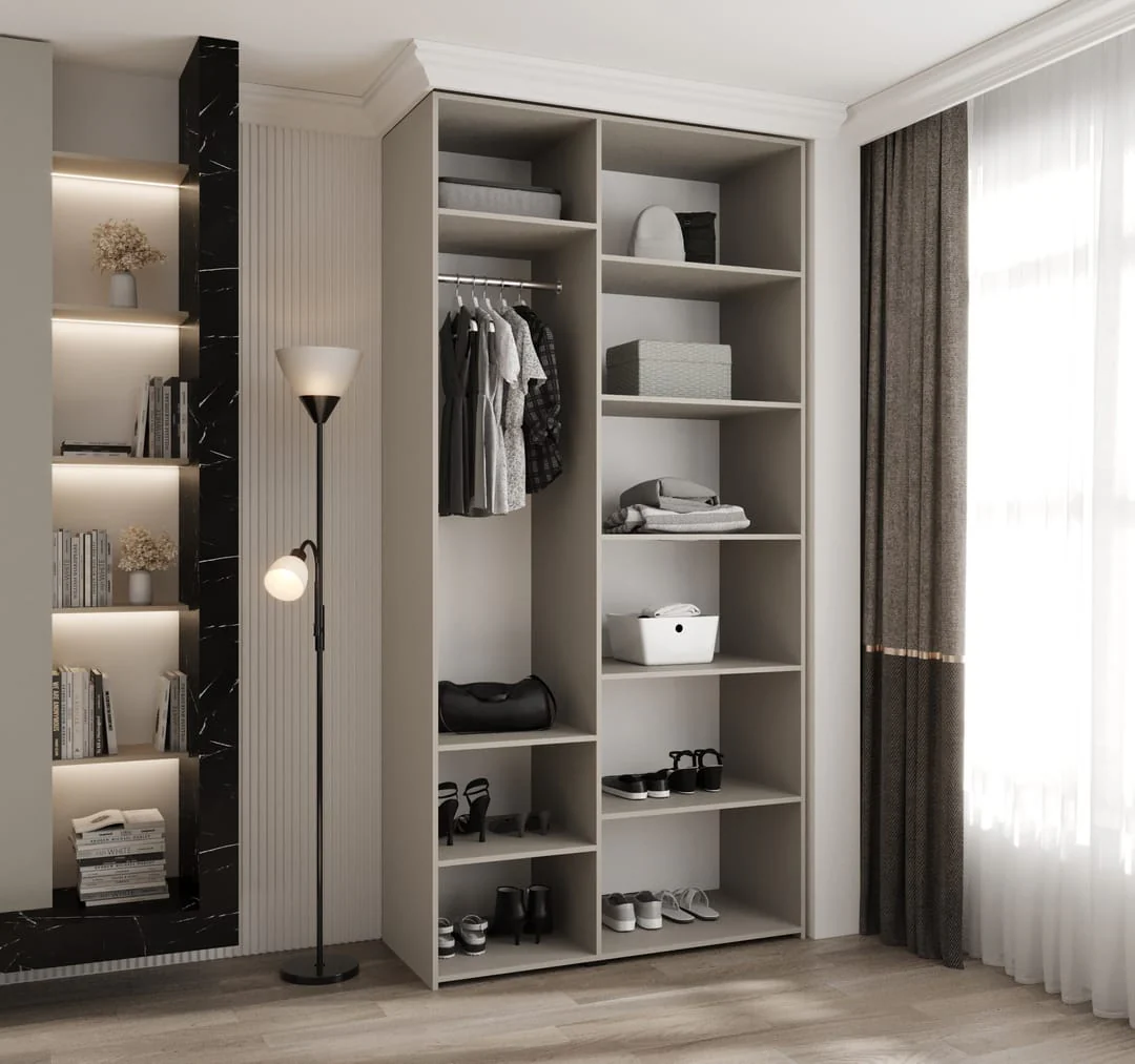 Como III Hinged Door Wardrobe 120cm - Image 3