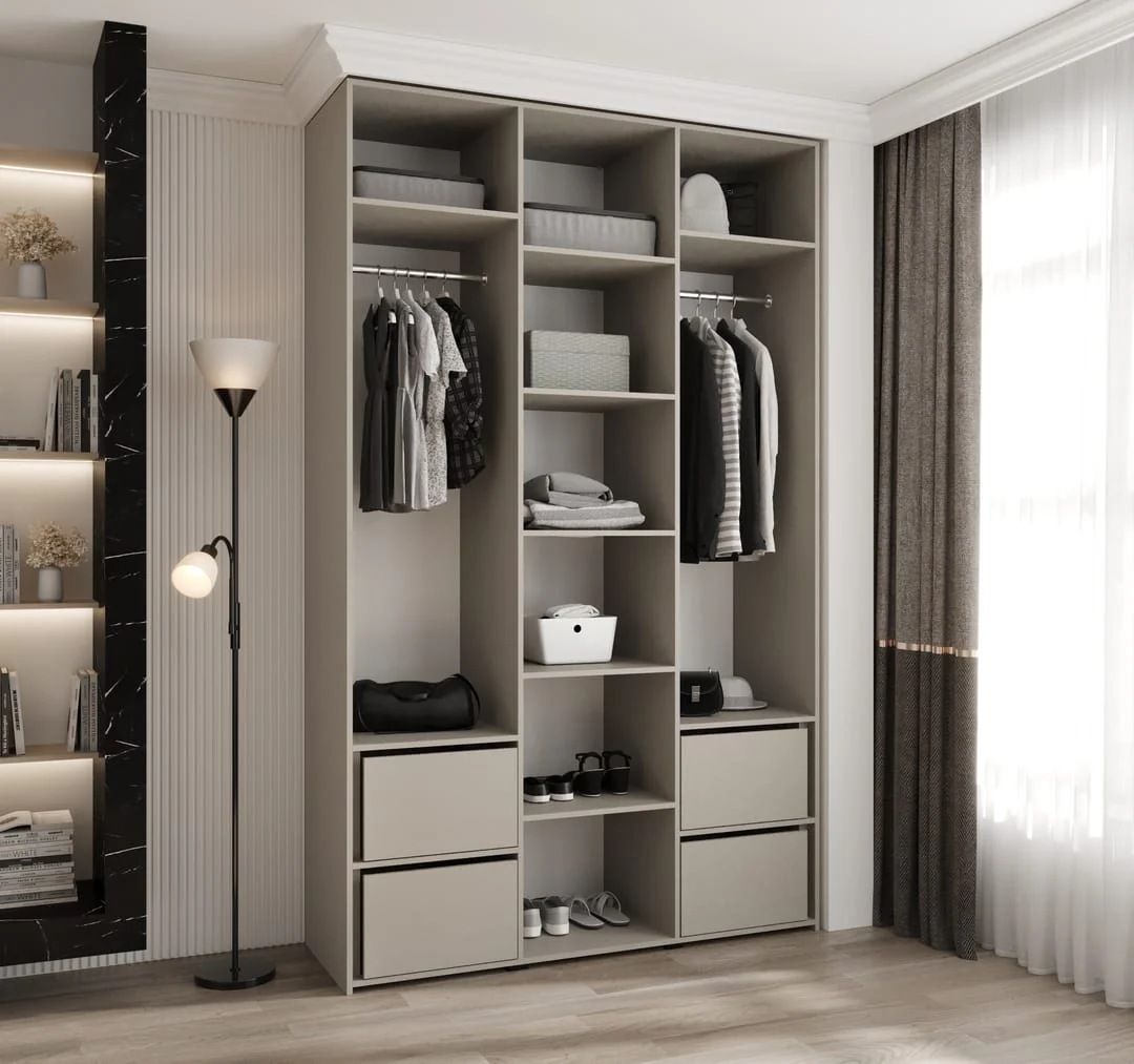 Como II Hinged Door Wardrobe 150cm - Image 6