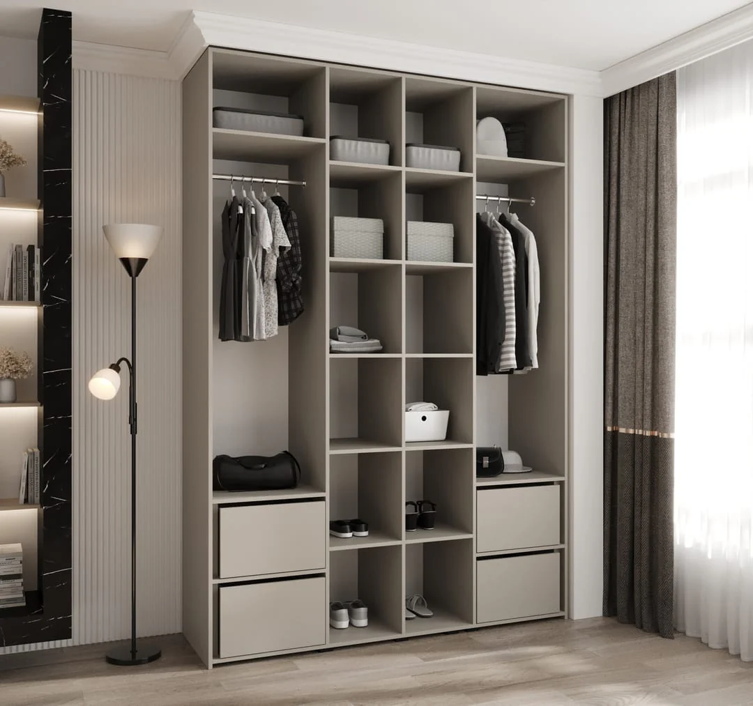 Como III Hinged Door Wardrobe 170cm - Image 4