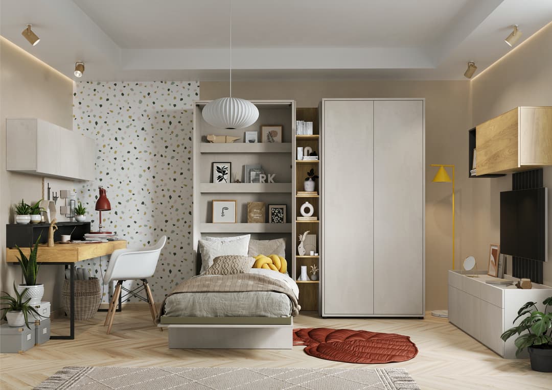 Concept Junior Vertical Wall Bed 90cm - Image 4