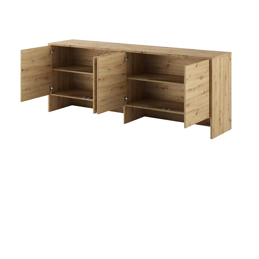 BC-05 Horizontal Wall Bed Concept 120cm With Storage Cabinet - Image 29