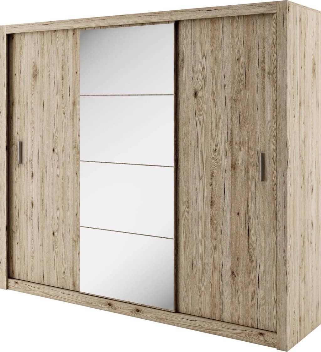 Idea 01 - 3 Sliding Door Wardrobe 250cm - Image 9