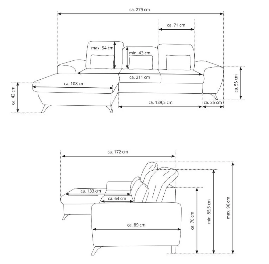 Corner Sofa Bed Alta - Image 12