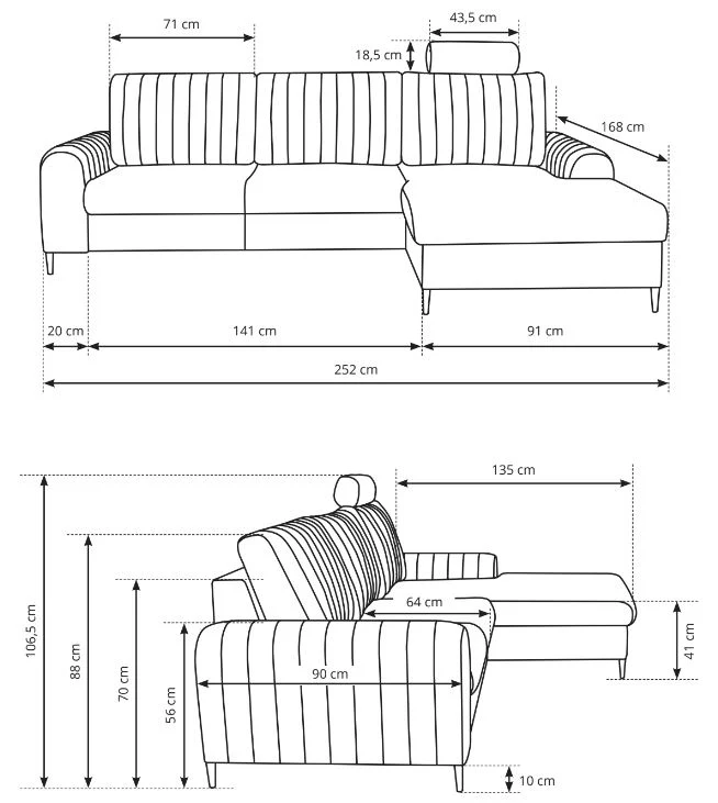 Corner Sofa Bed Monaco - Image 14