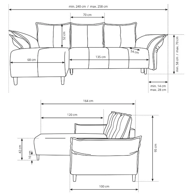 Corner Sofa Bed Napoli - Image 10