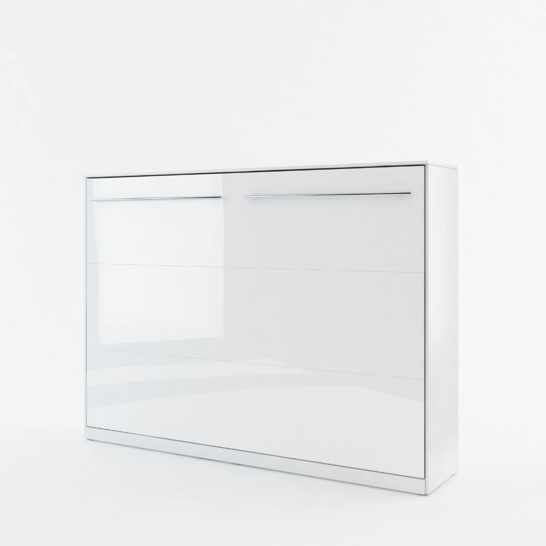 CP-04 Horizontal Wall Bed Concept Pro 140cm with Over Bed Unit - Image 3