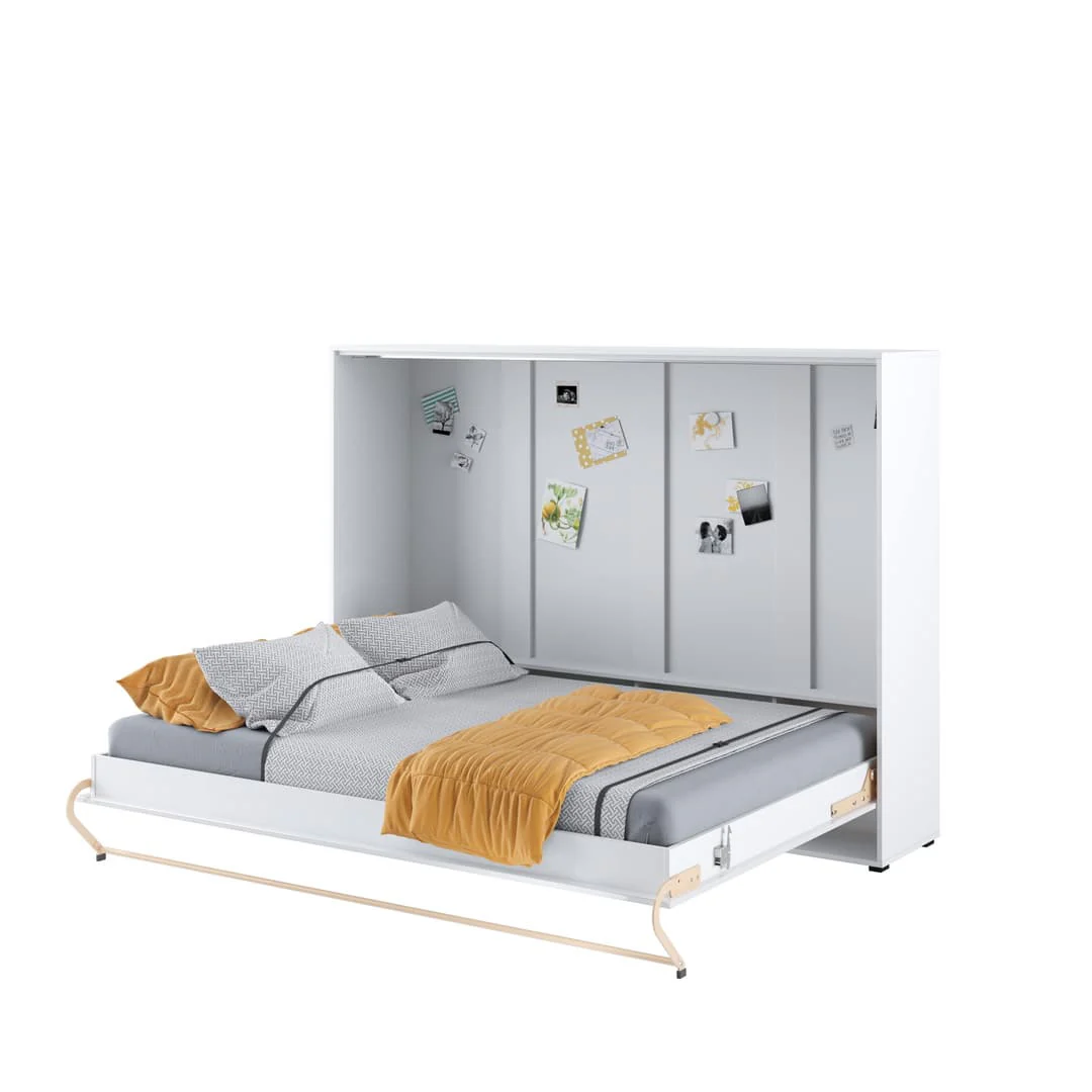 CP-04 Horizontal Wall Bed Concept Pro 140cm with Over Bed Unit - Image 9