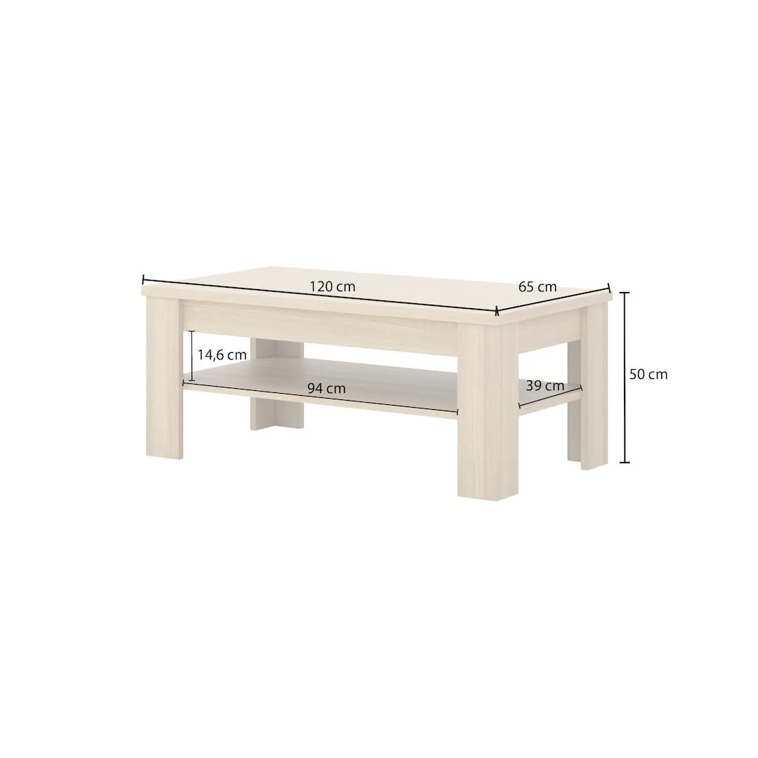 Cuba 99 Coffee Table 120cm - Image 3