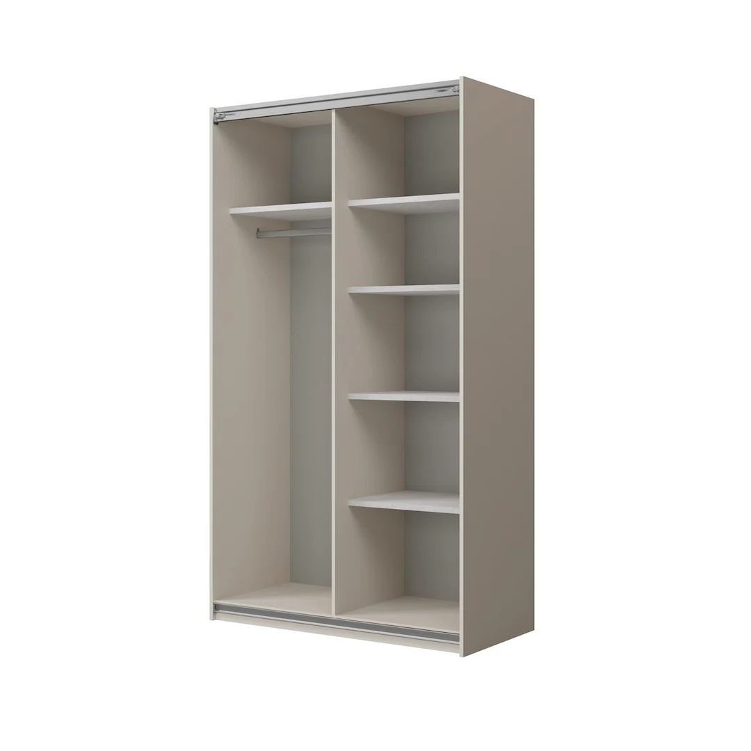 Cube Sliding Door Wardrobe 120cm - Image 3