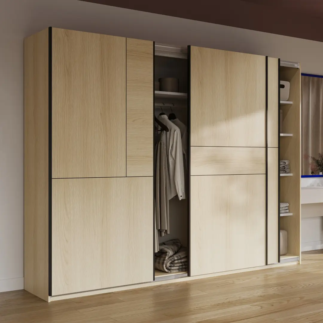 Cube Sliding Door Wardrobe 270cm - Image 9