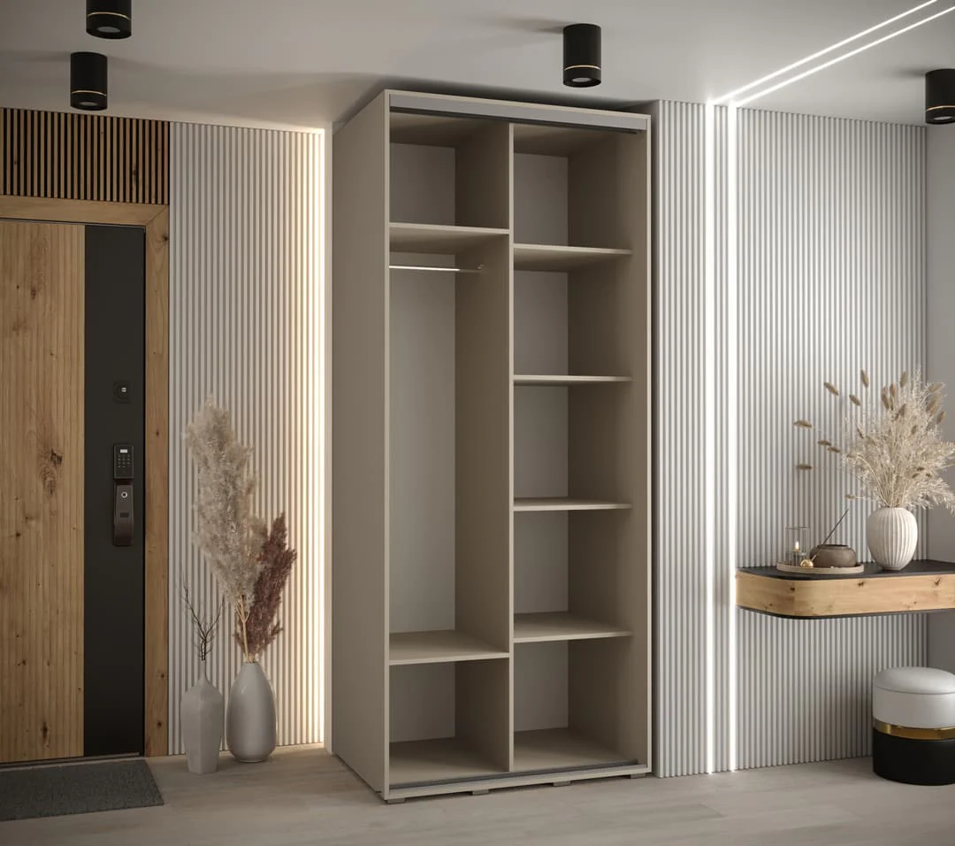 Dakota I Sliding Door Wardrobe 110cm - Image 3