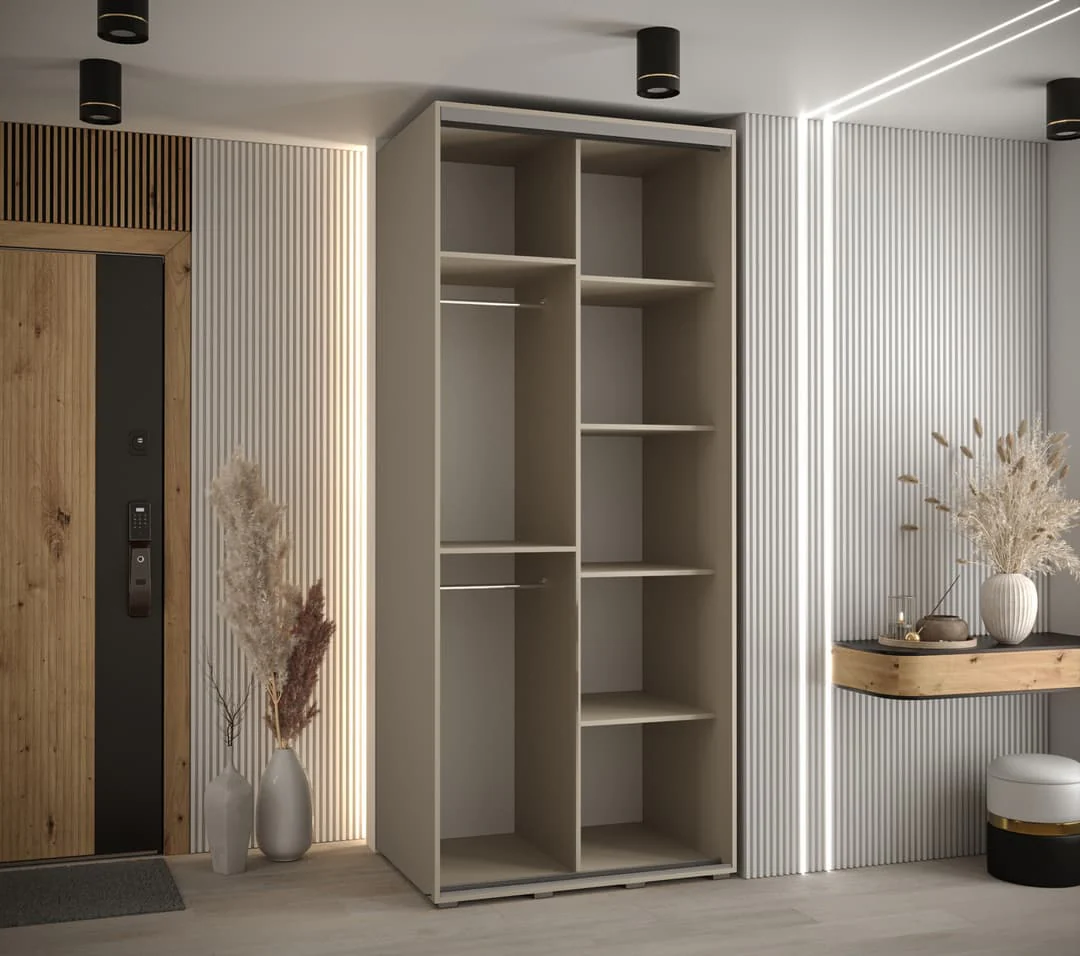 Dakota I Sliding Door Wardrobe 110cm - Image 4