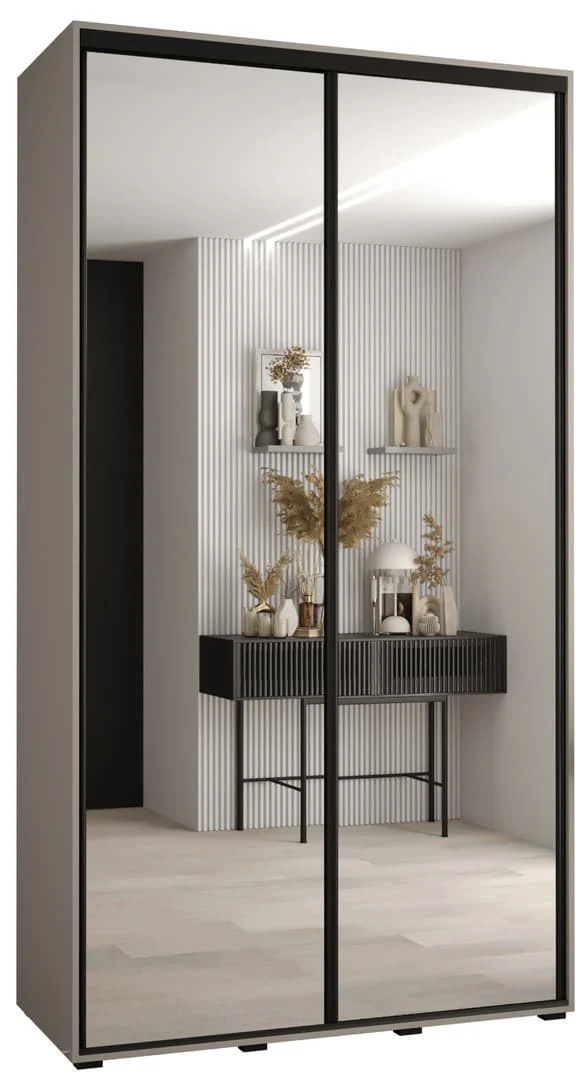 Dakota II Sliding Door Wardrobe 140cm - Image 2