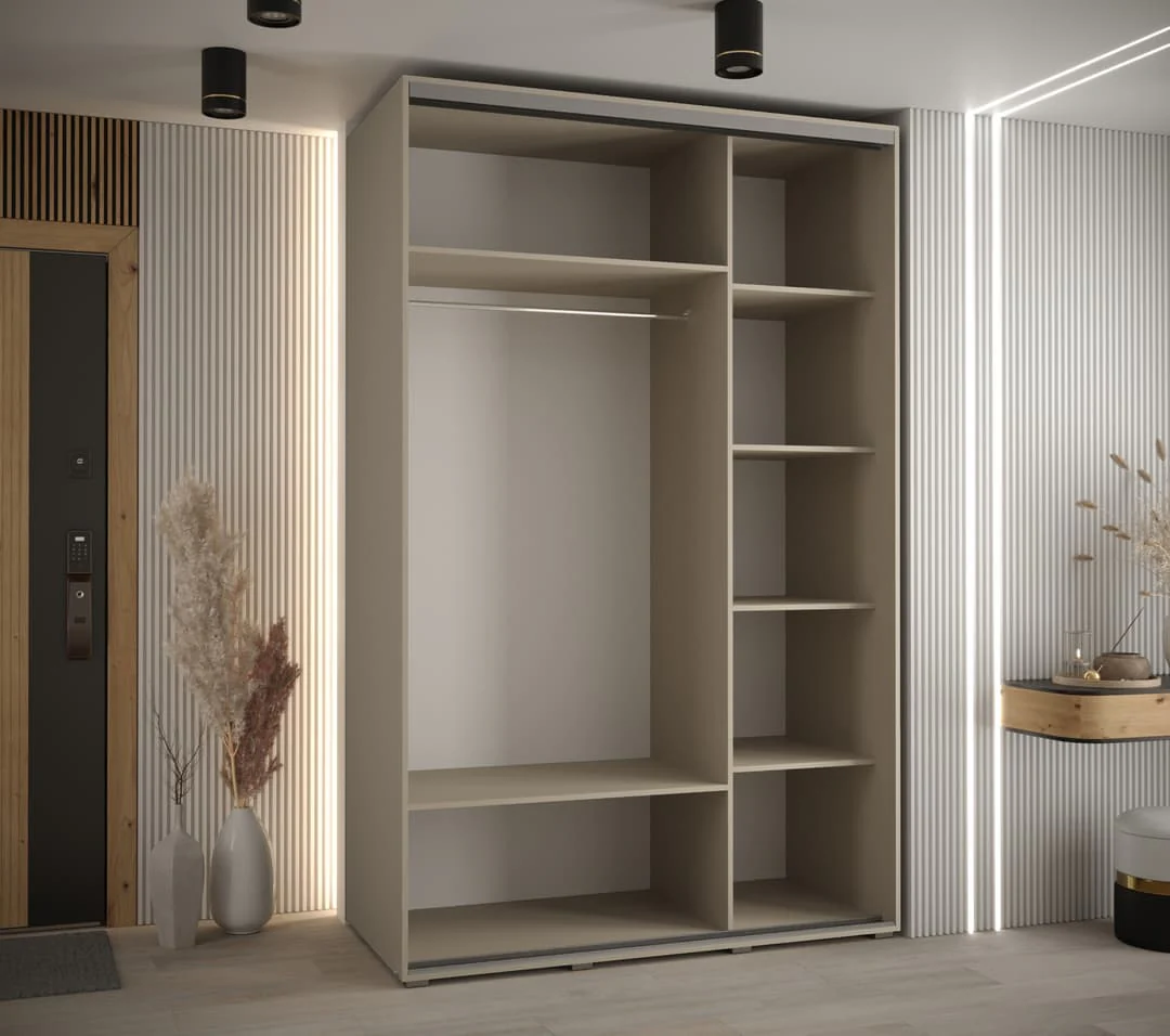 Dakota II Sliding Door Wardrobe 150cm - Image 3