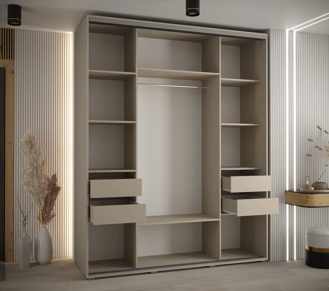 Dakota II Sliding Door Wardrobe 190cm - Image 5