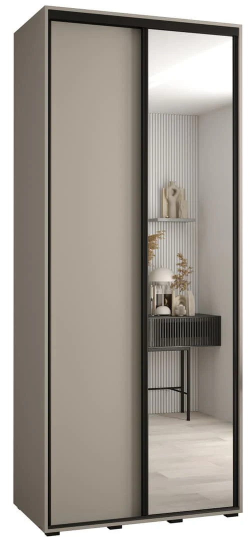 Dakota III Sliding Door Wardrobe 110cm - Image 2
