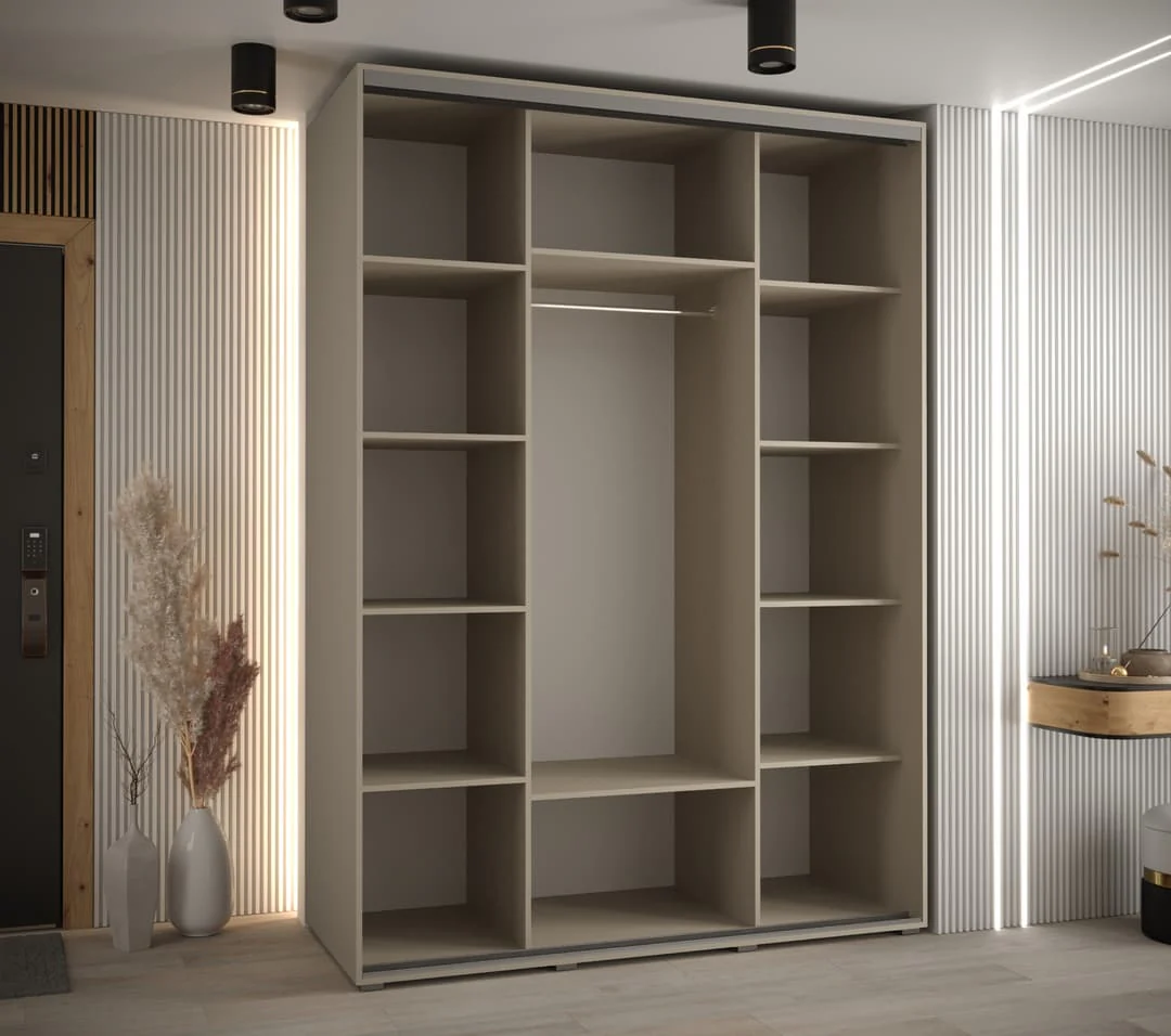 Dakota III Sliding Door Wardrobe 170cm - Image 3