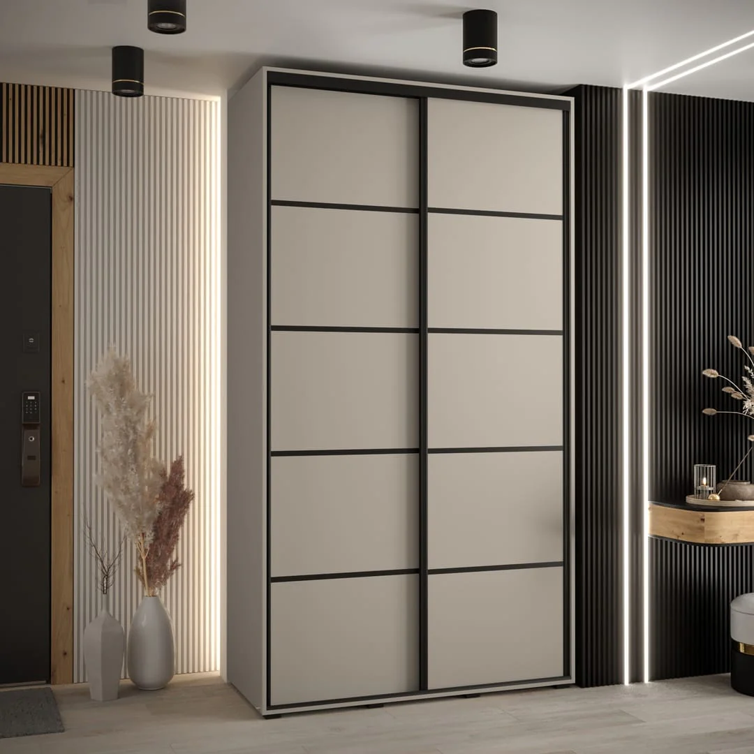 Dakota IV Sliding Door Wardrobe 140cm
