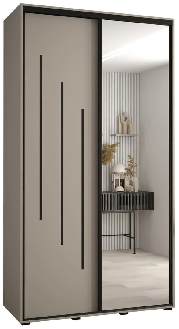 Dakota IX Sliding Door Wardrobe 140cm - Image 2