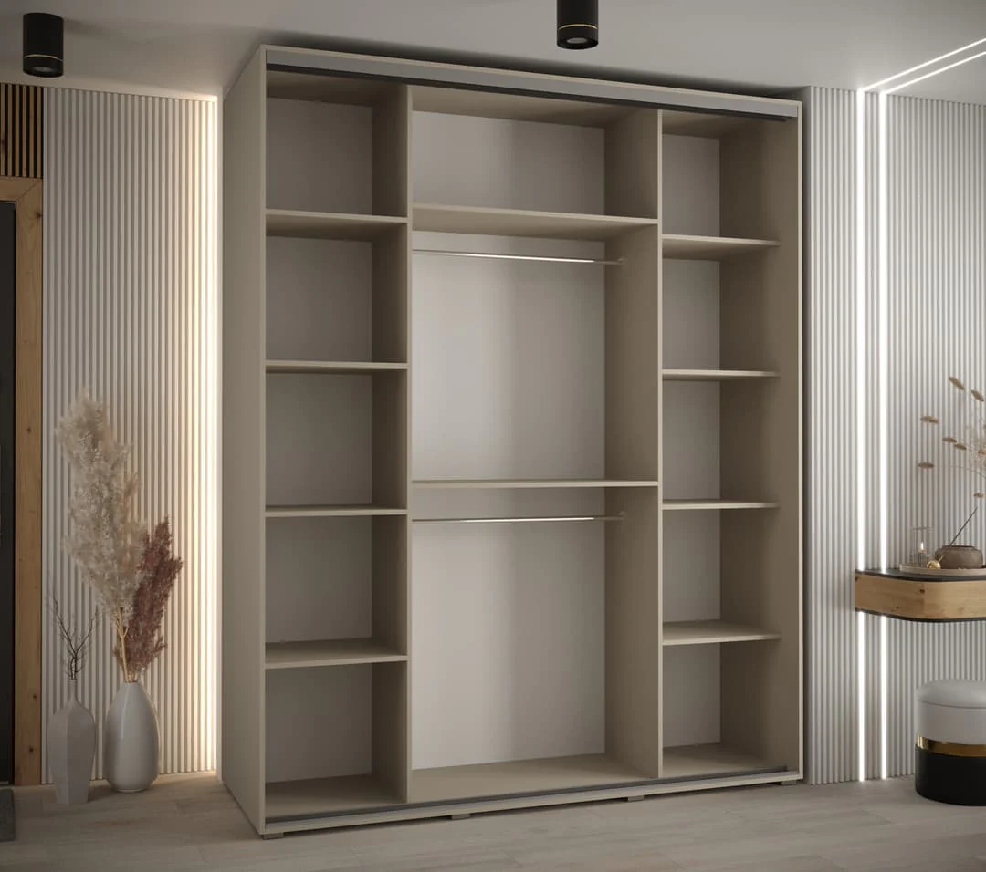 Dakota IX Sliding Door Wardrobe 200cm - Image 4