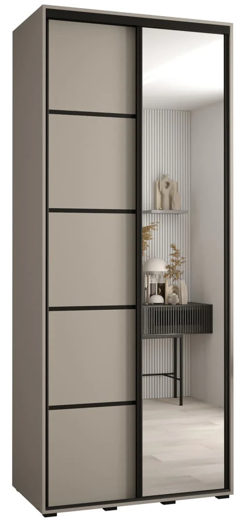 Dakota V Sliding Door Wardrobe 120cm - Image 2