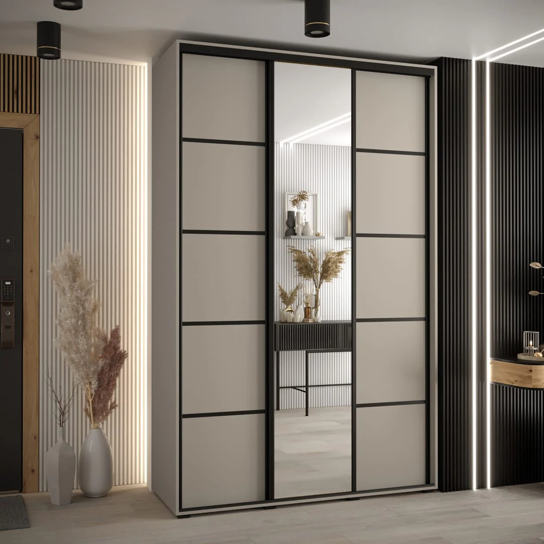 Dakota V Sliding Door Wardrobe 160cm