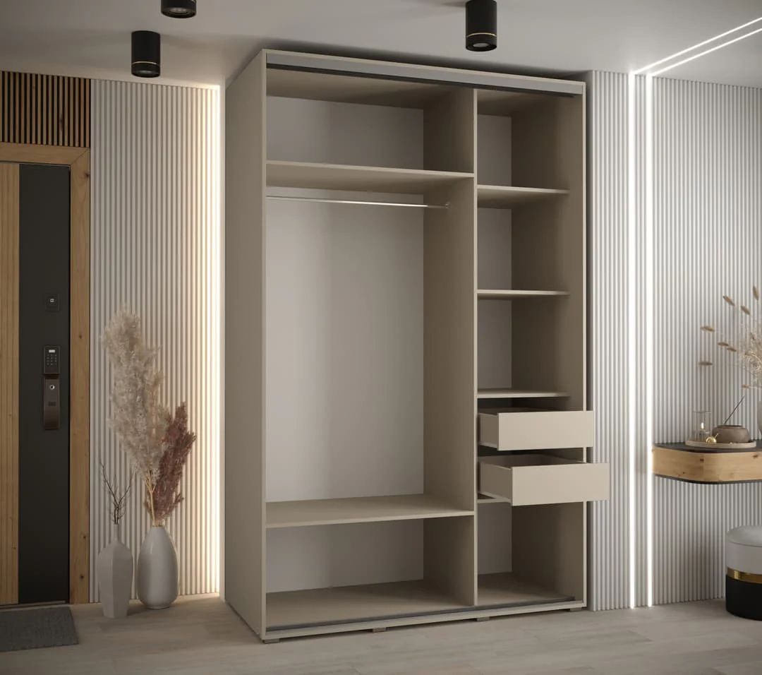 Dakota V Sliding Door Wardrobe 160cm - Image 5