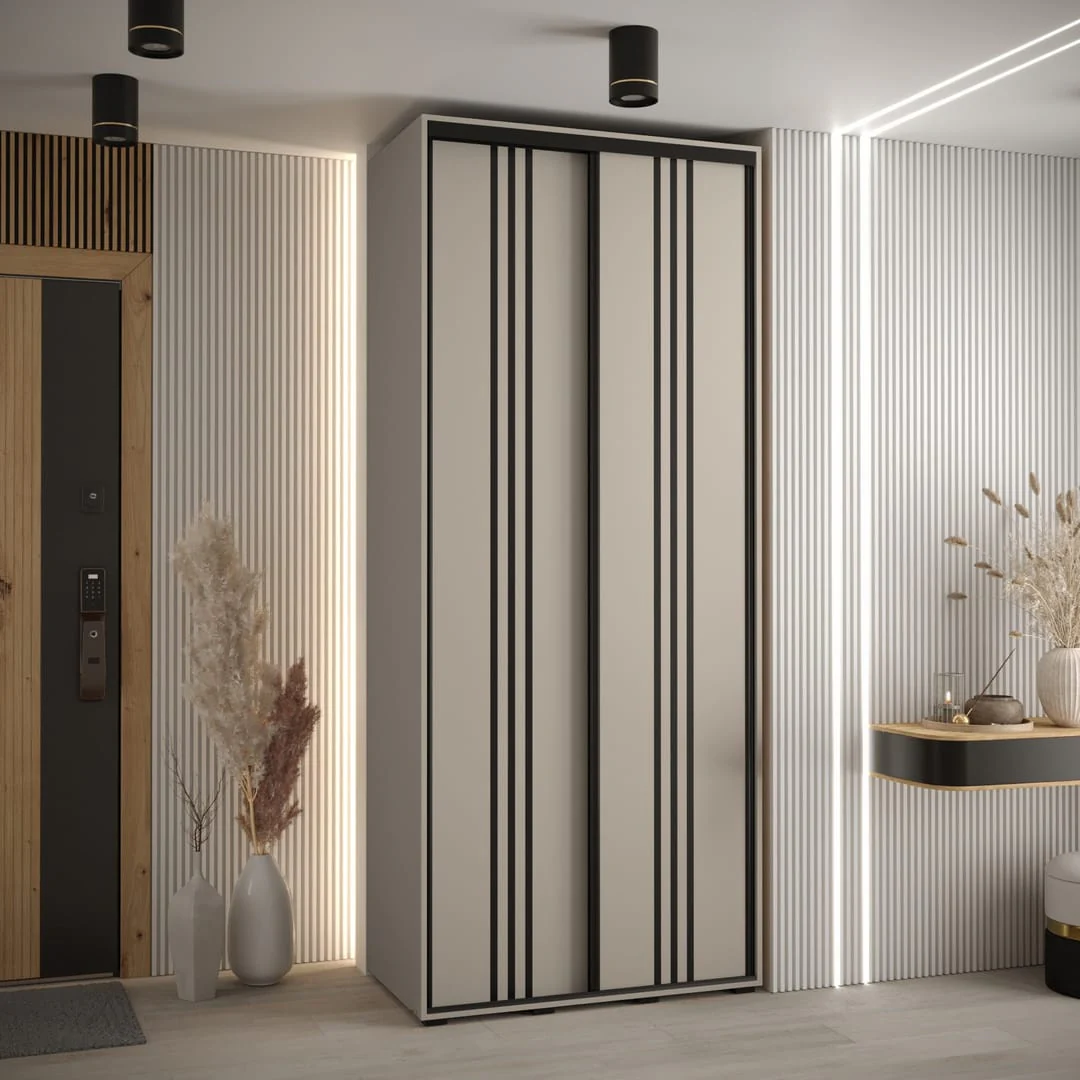 Dakota VI Sliding Door Wardrobe 100cm