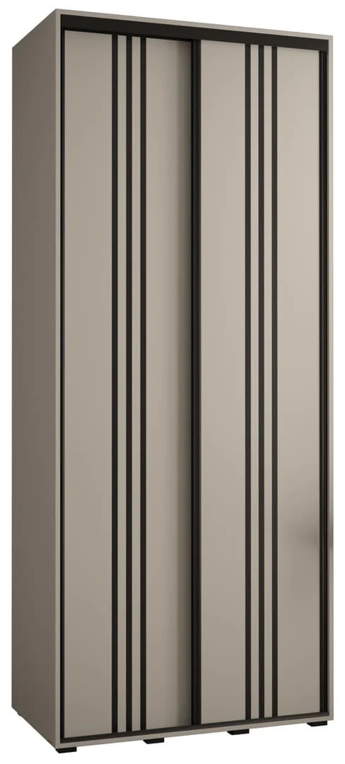 Dakota VI Sliding Door Wardrobe 100cm - Image 2