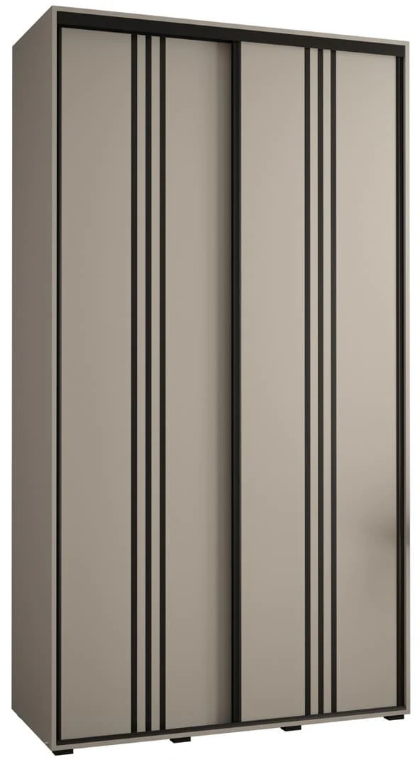 Dakota VI Sliding Door Wardrobe 130cm - Image 2