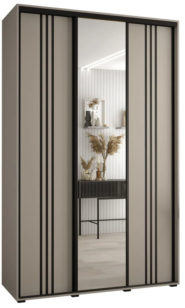 Dakota VII Sliding Door Wardrobe 150cm - Image 2