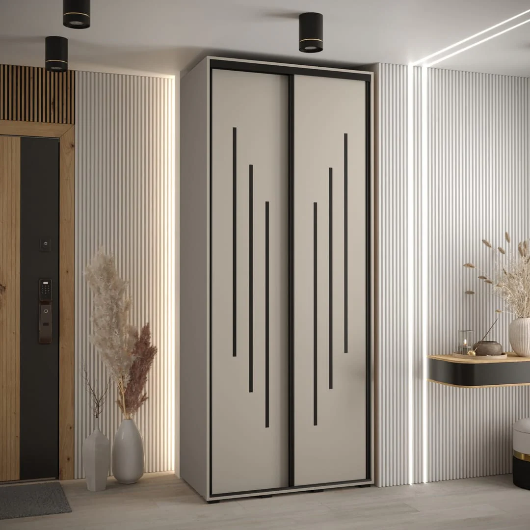Dakota VIII Sliding Door Wardrobe 100cm
