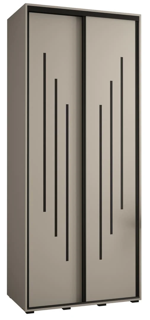 Dakota VIII Sliding Door Wardrobe 100cm - Image 2