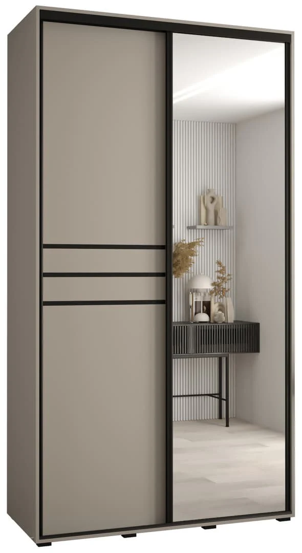 Dakota XI Sliding Door Wardrobe 130cm - Image 2