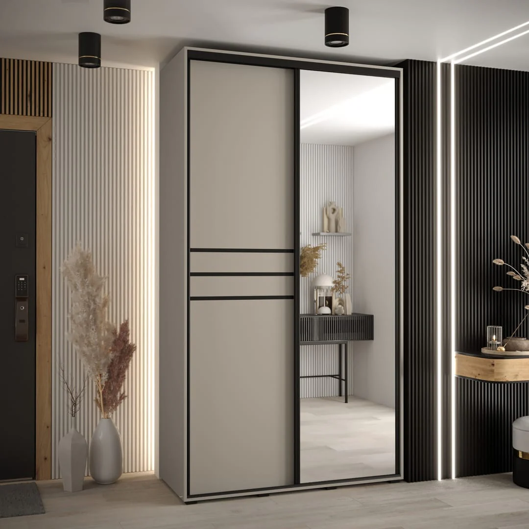 Dakota XI Sliding Door Wardrobe 140cm