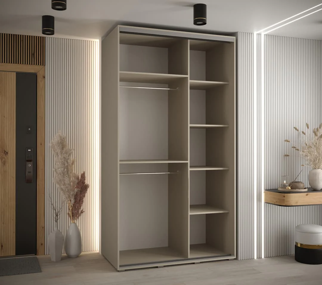 Dakota XI Sliding Door Wardrobe 140cm - Image 4