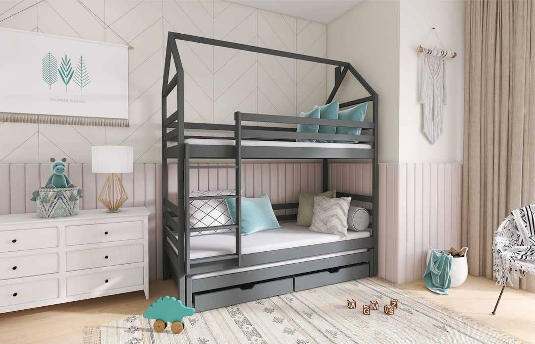 Dalia Bunk Bed with Trundle and Storage - Image 13
