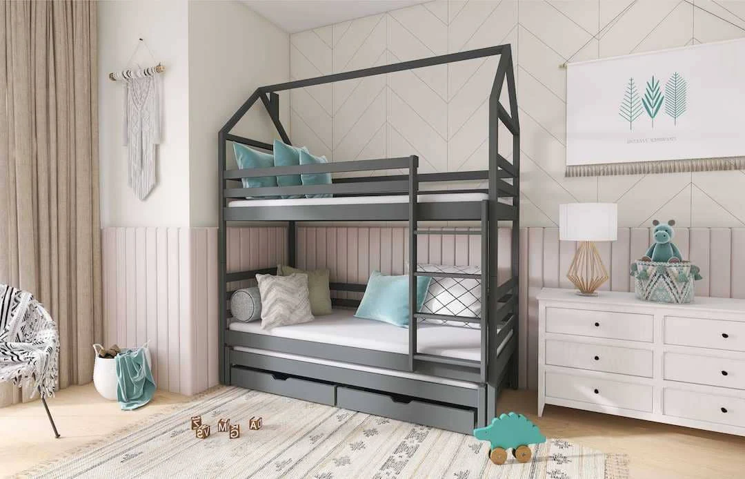 Dalia Bunk Bed with Trundle and Storage - Image 14